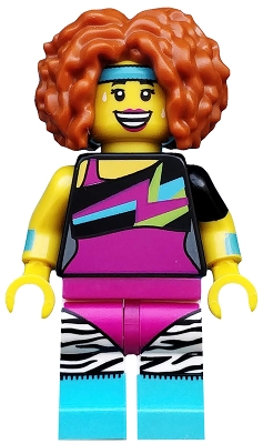 col299 Dance Instructor, Series 17 (Minifigure Only without Stand and Accessories)
