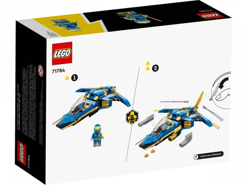 LEGO® NINJAGO® 71784 Odrzutowiec ponaddźwiękowy Jay’a EVO