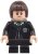 hp492 Pansy Parkinson - Slytherin Robe Clasped, Black Skirt, Black Short Legs with Dark Bluish Gray Stripes