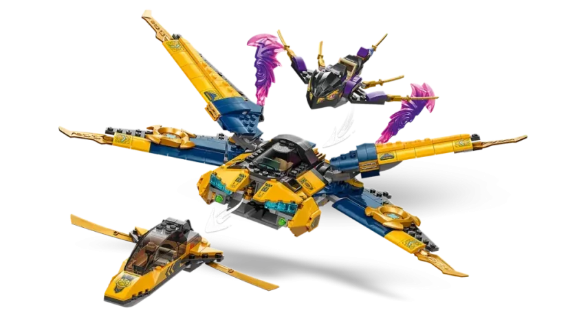 LEGO® NINJAGO 71833 Ras, Arin a superbouřkové letadlo