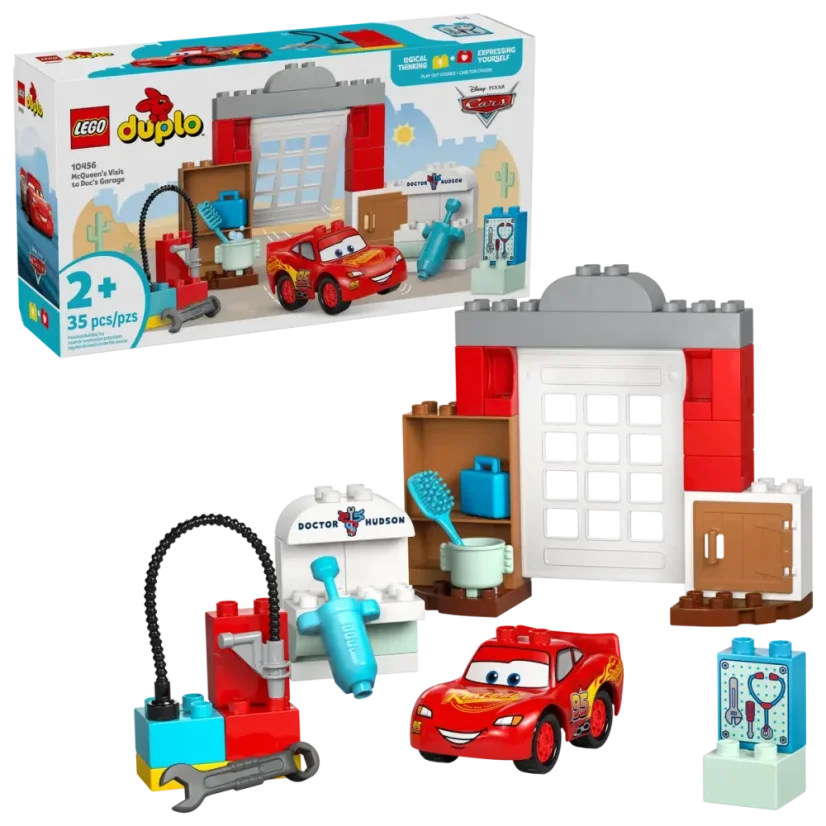 LEGO® DUPLO® Disney 10456 McQueen a návštěva v garáži doktora Hudsona
