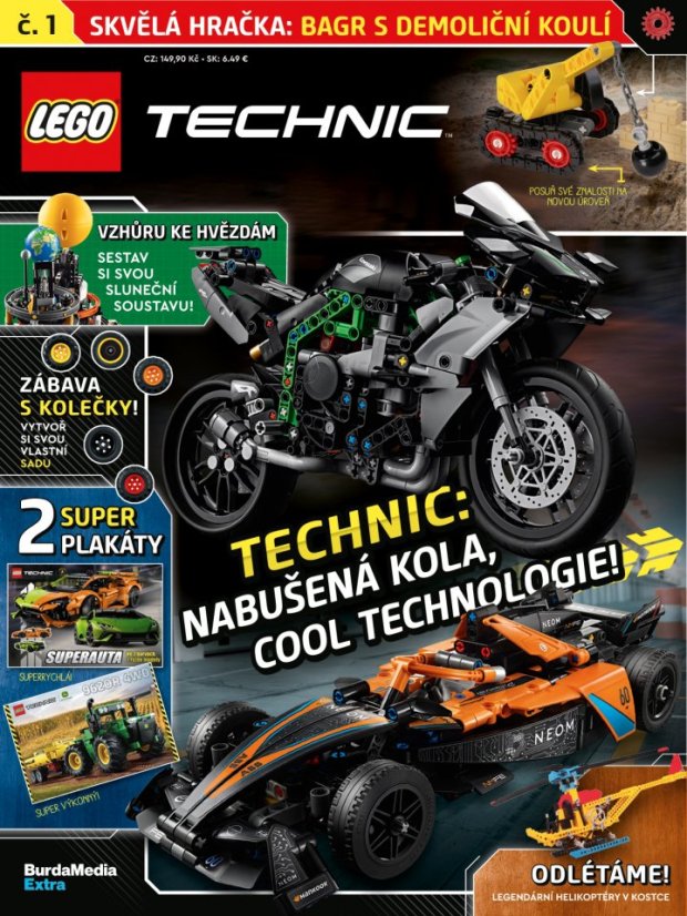 Časopis LEGO® Technic  1/2024 CZ verzia