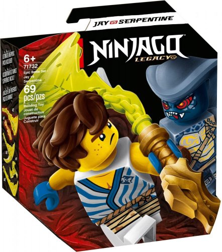 LEGO® Ninjago 71732 Epický souboj Jay vs. Serpentine