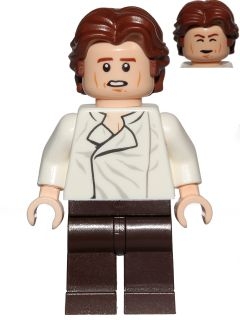 sw0823 Han Solo, Dark Brown Legs, Wavy Hair
