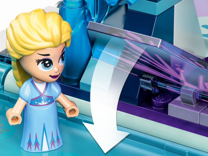 LEGO® Disney Princess 43189 Elsa a Nokk a ich rozprávková kniha dobrodružstiev