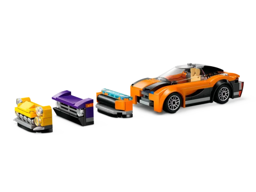 LEGO® City 60408 Kamión na prepravu áut so športiakmi