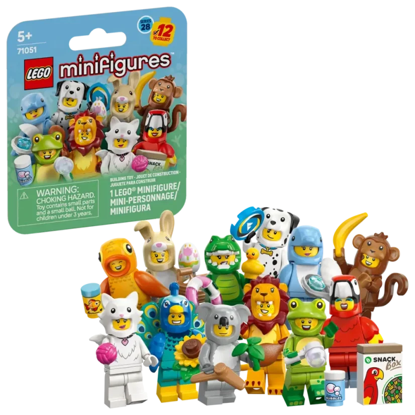 LEGO® Minifigúrky 71051 28. séria – zvieratá - celé balenie 36 ks