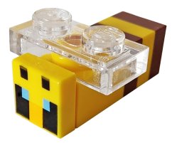 minebee02 Minecraft Bee, Passive - Brick Built