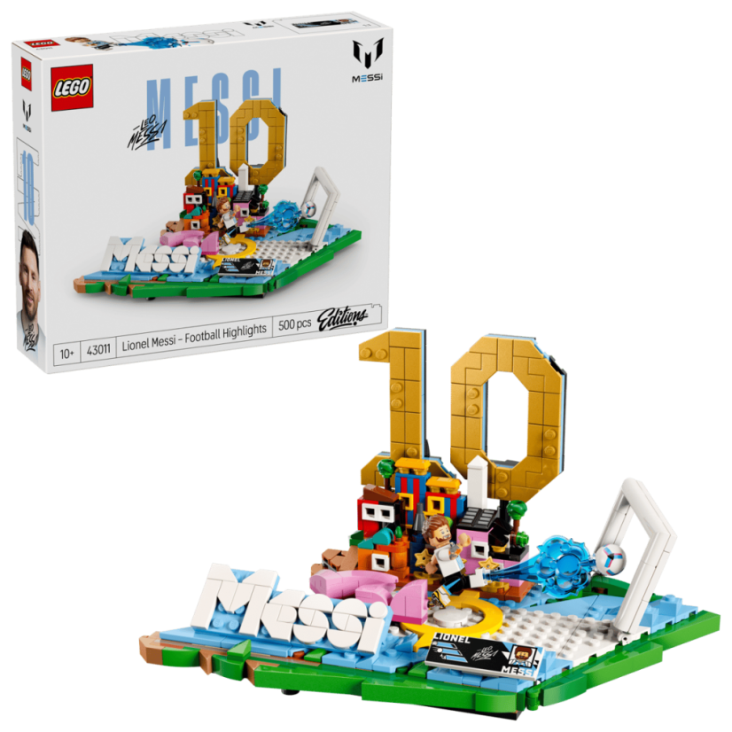 LEGO® Editions 43011 Lionel Messi – Hviezdne momenty futbalu
