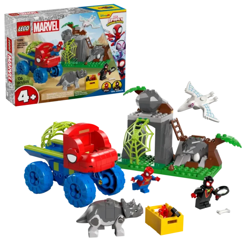 LEGO® Marvel 11199 Spideyho tím a záchrana dinosaurov s truckom