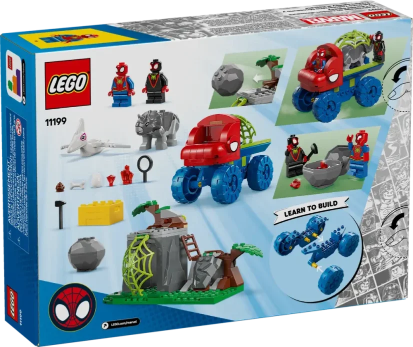 LEGO® Marvel 11199 Spideyho tím a záchrana dinosaurov s truckom