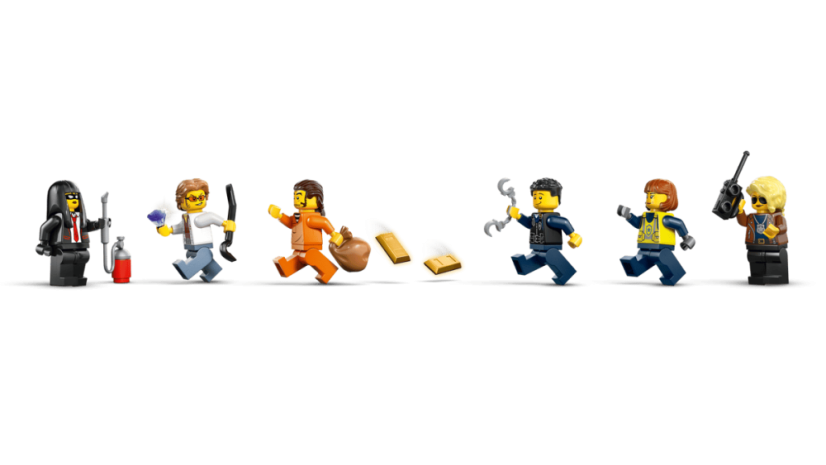 LEGO® City 60508 Loupež v policejním vlaku
