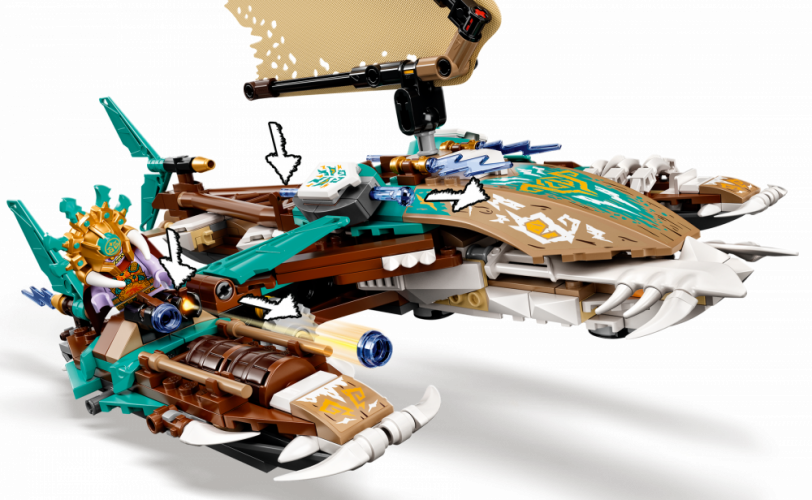 LEGO® Ninjago 71748 Morska bitwa katamaranów