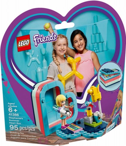 LEGO® Friends 41386 Stephanie a letní krabička ve tvaru srdce