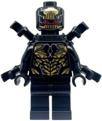 sh0871 Outrider - Extended Arms, Torso with Short Dark Bluish Gray Tips at Neck