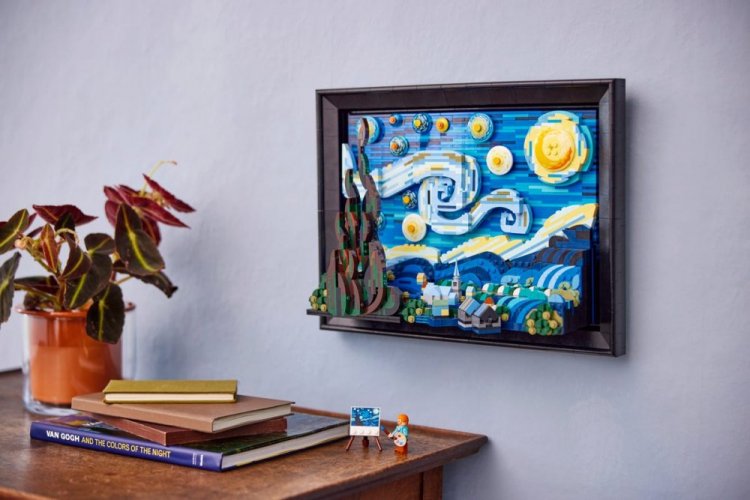 LEGO® Ideas 21333 „Gwiaździsta noc” Vincenta van Gogha