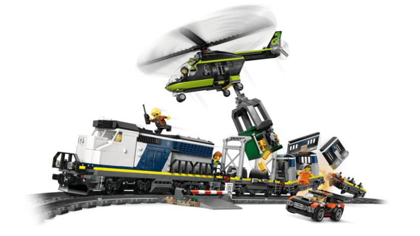 LEGO® City 60508 Loupež v policejním vlaku