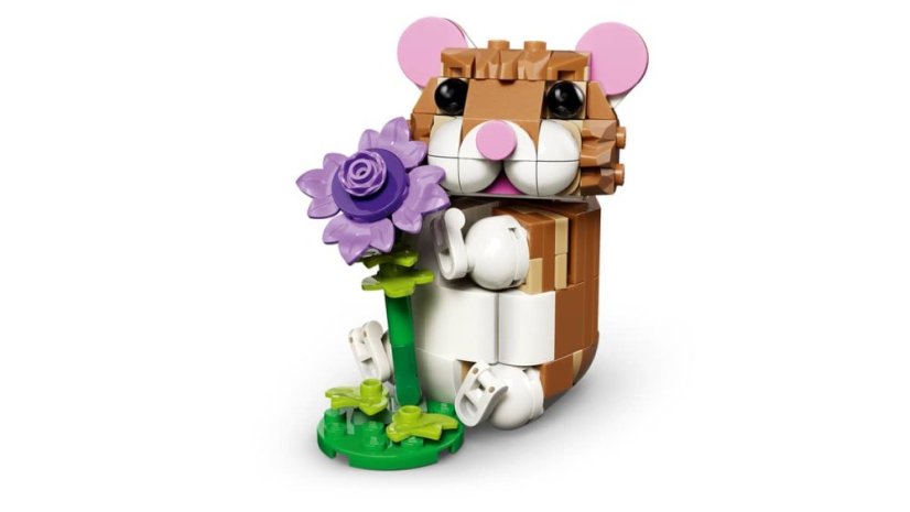 LEGO® Creator 3 v 1 31376 Roztomilý křeček s květinou