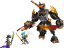 LEGO® NINJAGO® 71854 Cole's Mission Mech & Dragon Zane