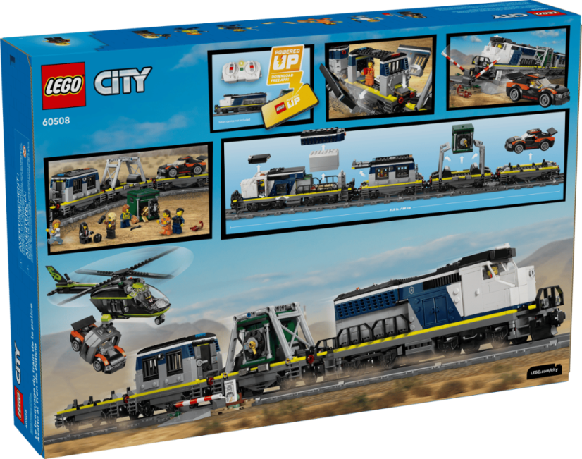 LEGO® City 60508 Loupež v policejním vlaku