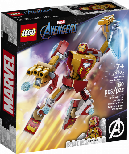 LEGO® Super Heroes 76203 Iron Manovo robotické brnenie