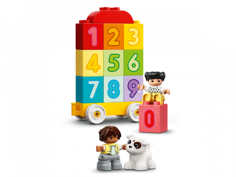 LEGO® DUPLO 10954 Pociąg z cyferkami — nauka liczenia