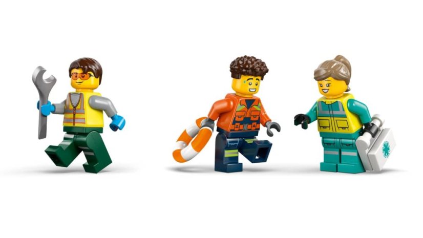LEGO® City 60505 Remix: Letadlo, servisní vůz a vznášedlo