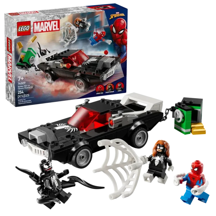 LEGO® Marvel 76309 Spider-Man vs. Venomův výkonný sporťák