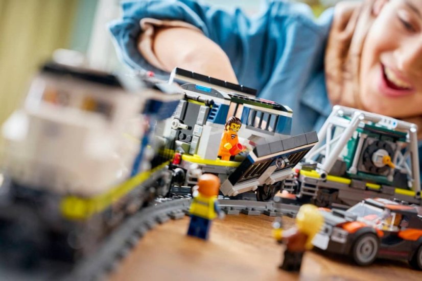 LEGO® City 60508 Loupež v policejním vlaku
