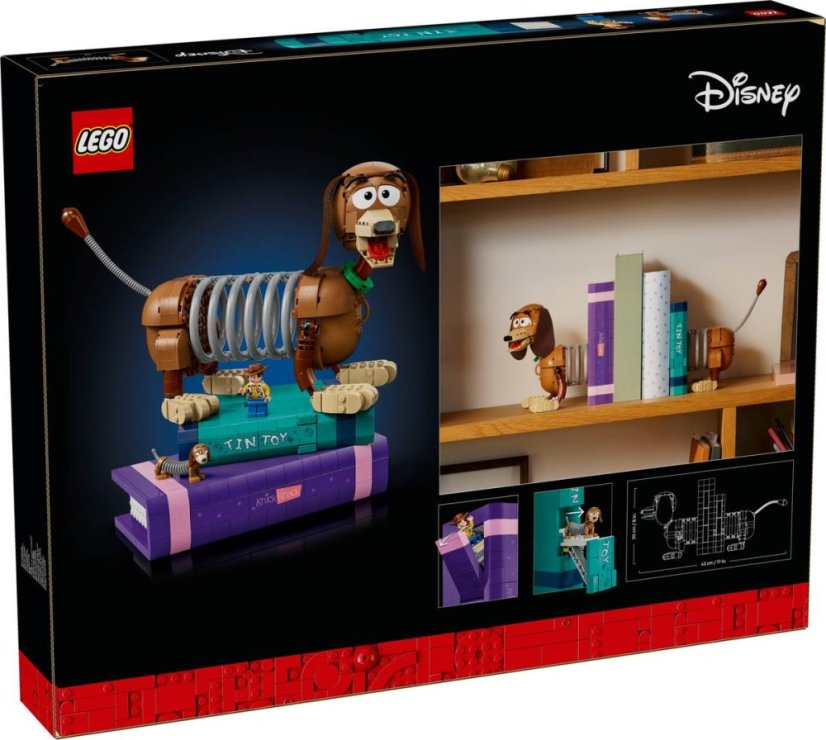 LEGO® Disney™ 43301 Knižní zarážky: Slinky z filmu Toy Story