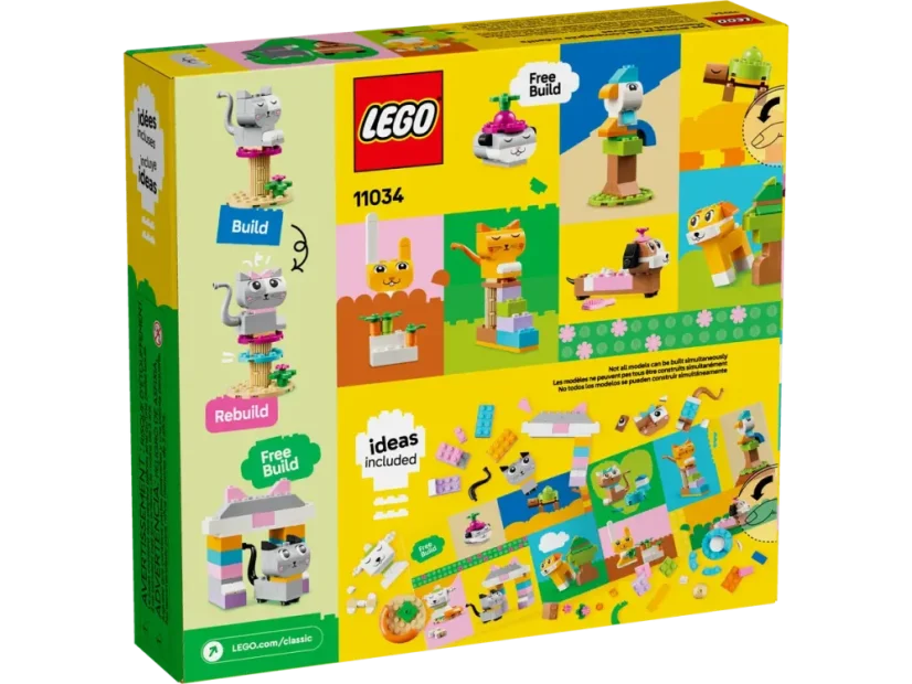 LEGO® Classic 11034 Kreatywne zwierzątka