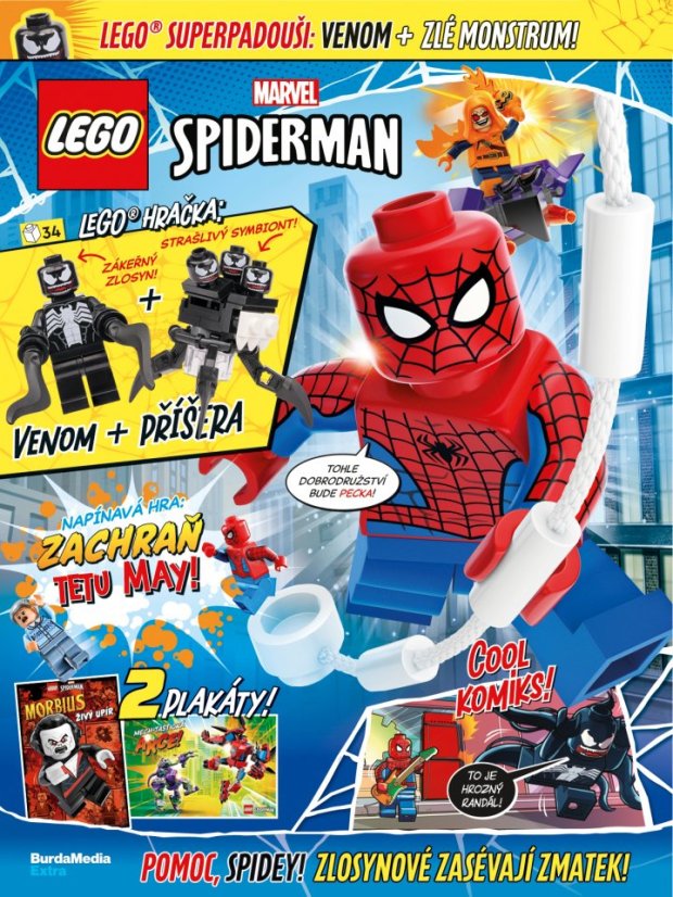 Časopis LEGO® Marvel Avengers Spiderman 1/2025