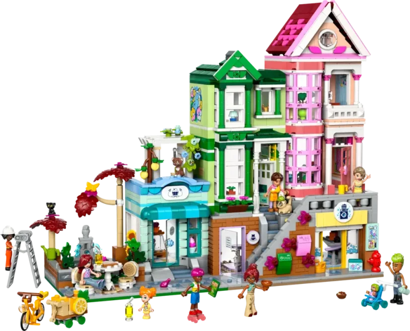 LEGO® Friends 42670 Apartmány a obchody v městečku Heartlake