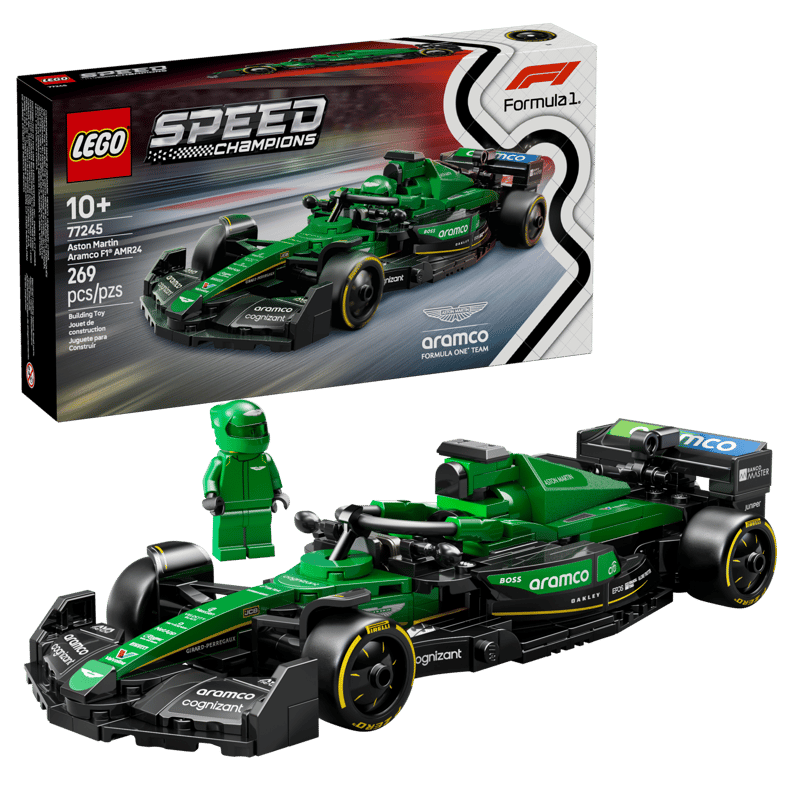 LEGO® Speed Champions 77245 Aston Martin Aramco F1® AMR24 Race Car