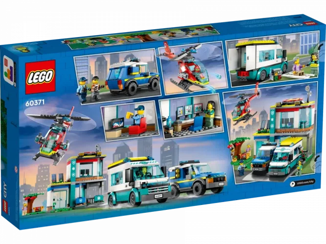 LEGO® City 60371 Parking dla pojazdów uprzywilejowanych
