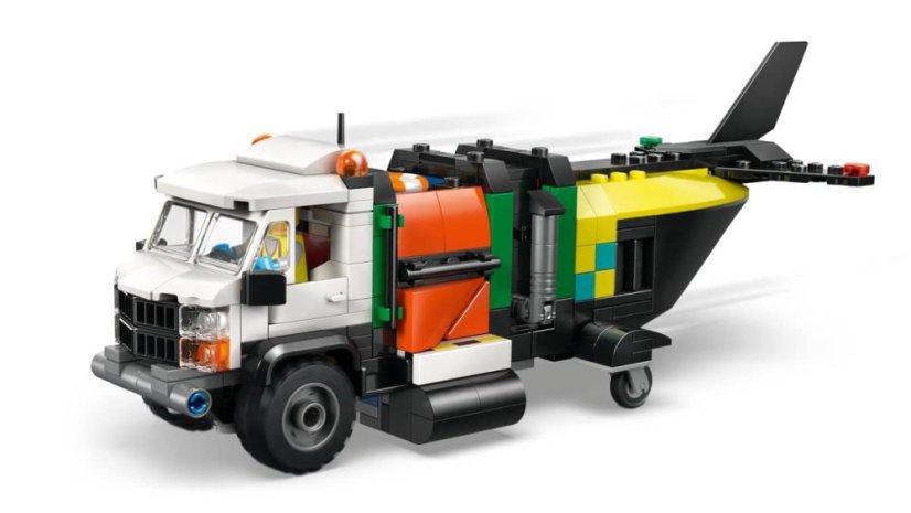 LEGO® City 60505 Remix: Letadlo, servisní vůz a vznášedlo