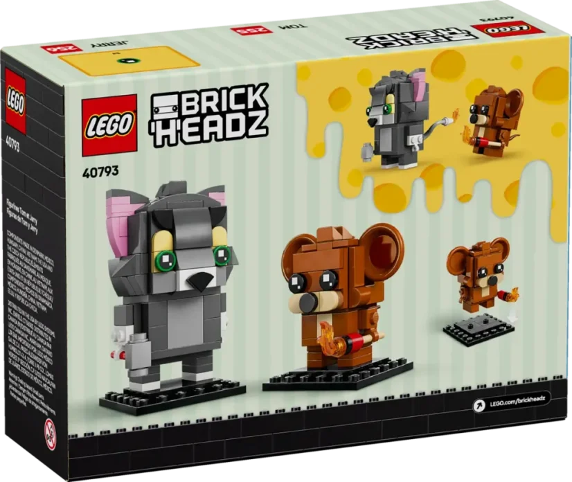 LEGO® BrickHeadz 40793 Tom & Jerry Figures