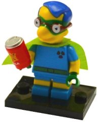 colsim2-6 Fallout Boy Milhouse, The Simpsons, Series 2 (Complete Set with Stand and Accessories)