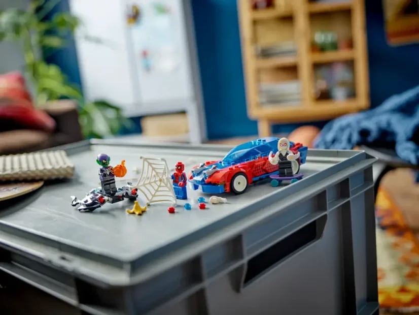 LEGO® Marvel 76279 Spider-Manovo pretekárske auto a Venomov Zelený goblin