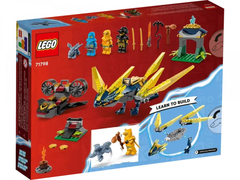 LEGO® NINJAGO® 71798 Nya a Arin - bitva na hřbetě dračího mláděte