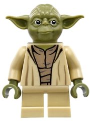 sw0707 Yoda - Olive Green, Open Robe with Large Creases