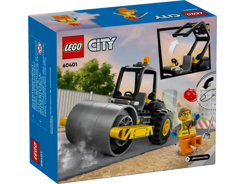LEGO® City 60401 Stavebný parný valec