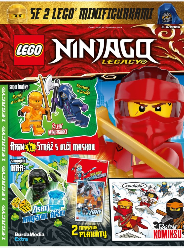 Časopis LEGO® Ninjago Legacy 4/2024 CZ verzia