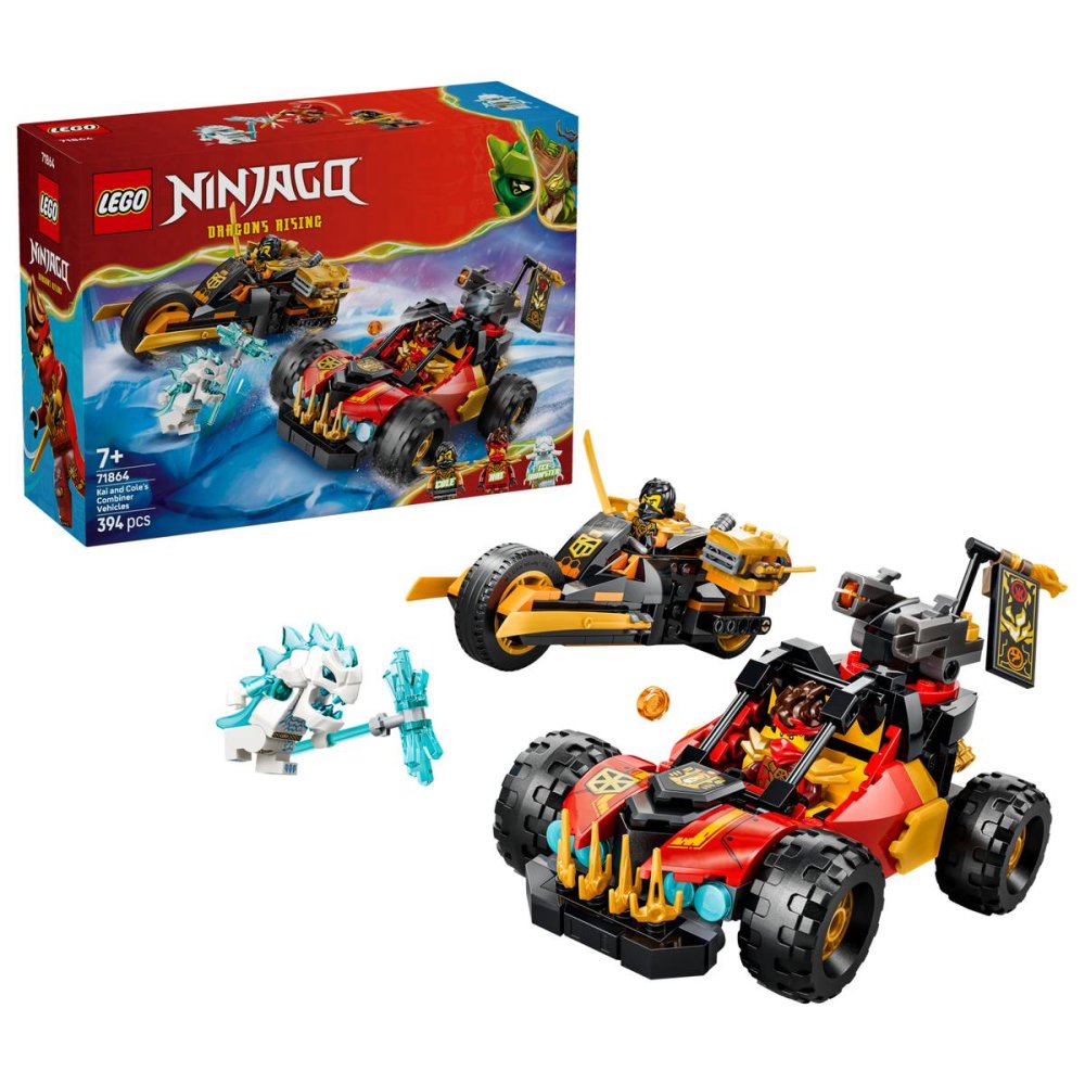 LEGO® NINJAGO® 71864 Kombinovateľné vozidlá Kaia a Colea