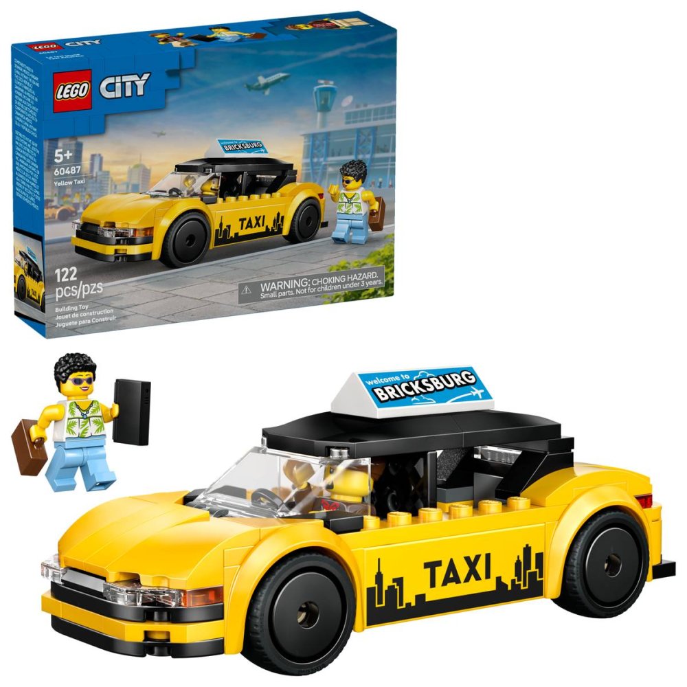 LEGO® City 60487 Žltý taxík