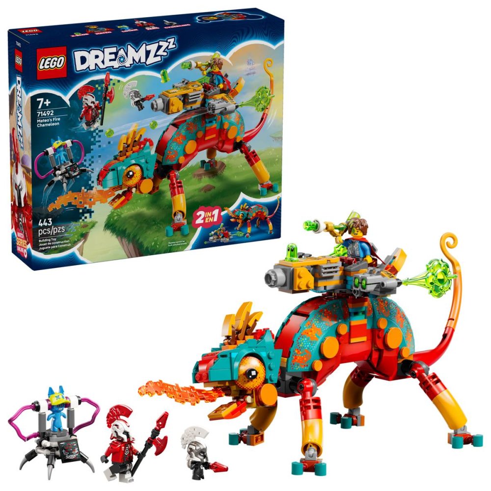 LEGO® DREAMZzz™ 71492 Mateo a jeho ohnivý chameleón