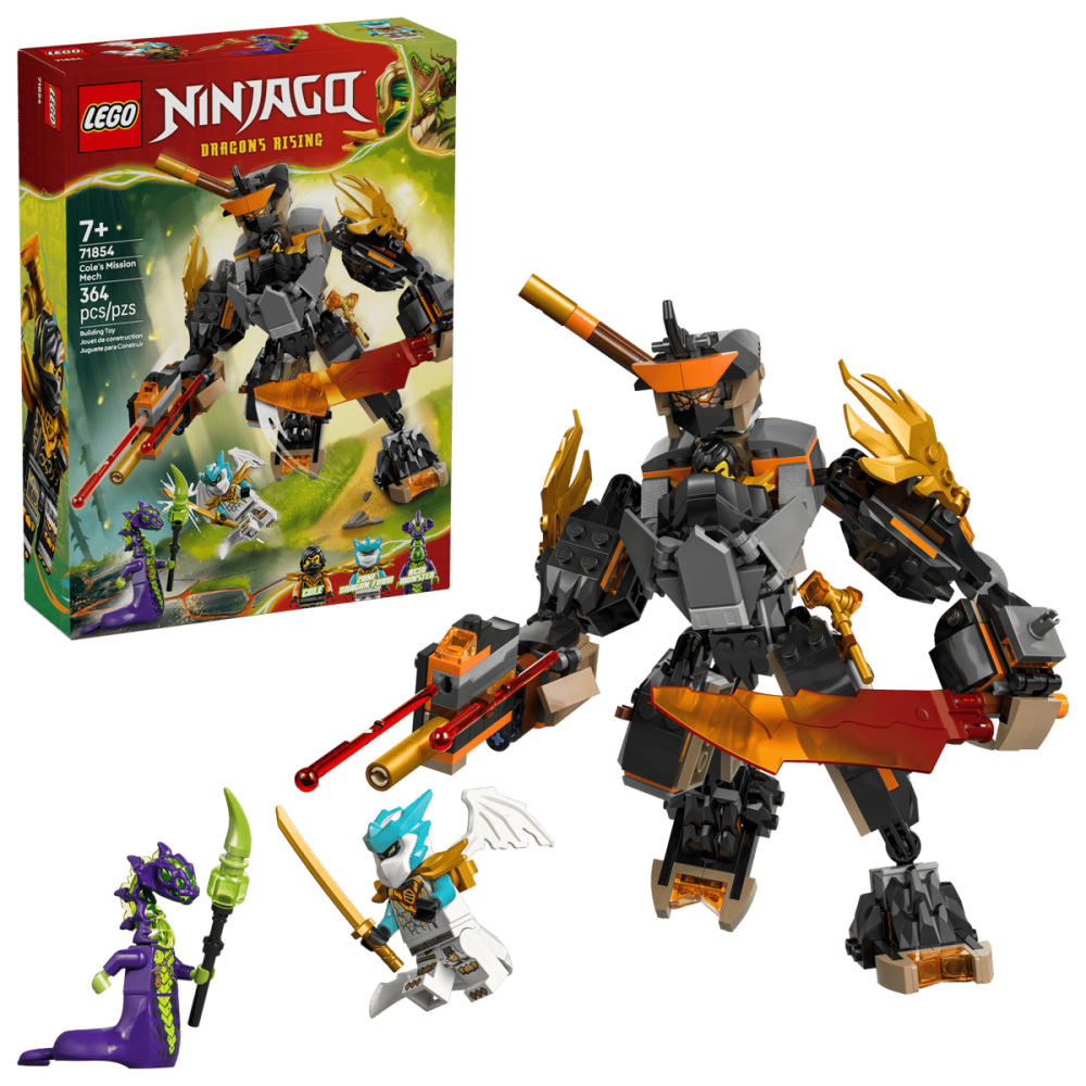 LEGO® NINJAGO® 71854 Coleov expedičný robot a dračí Zane
