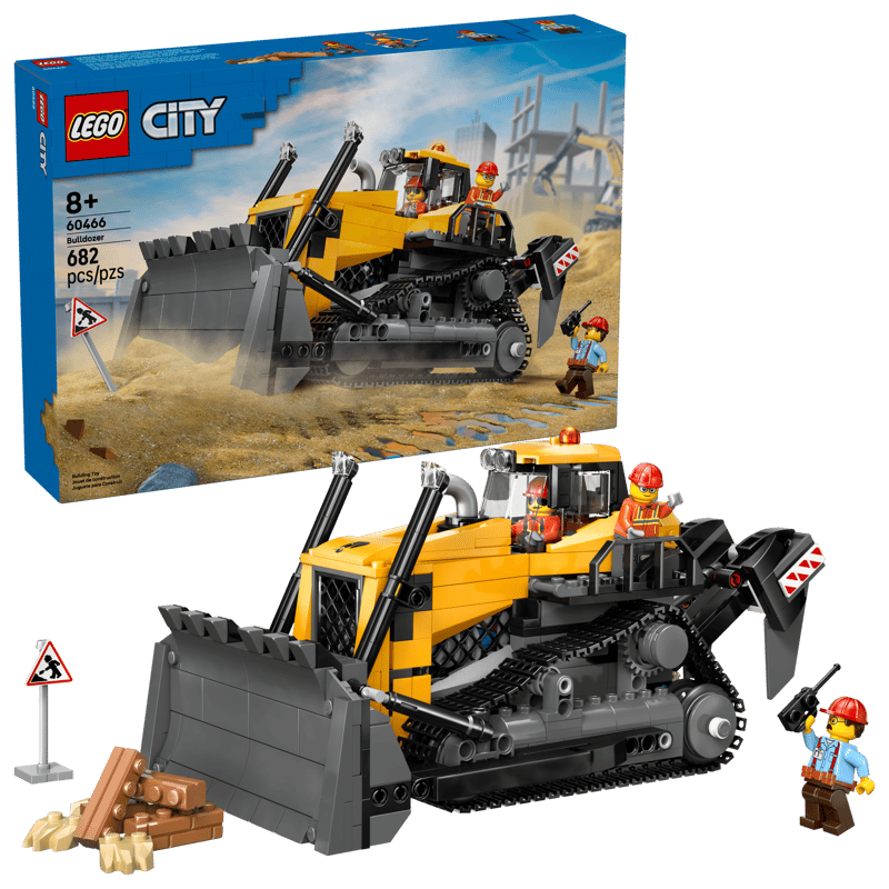 LEGO® City 60466 Žltý buldozér