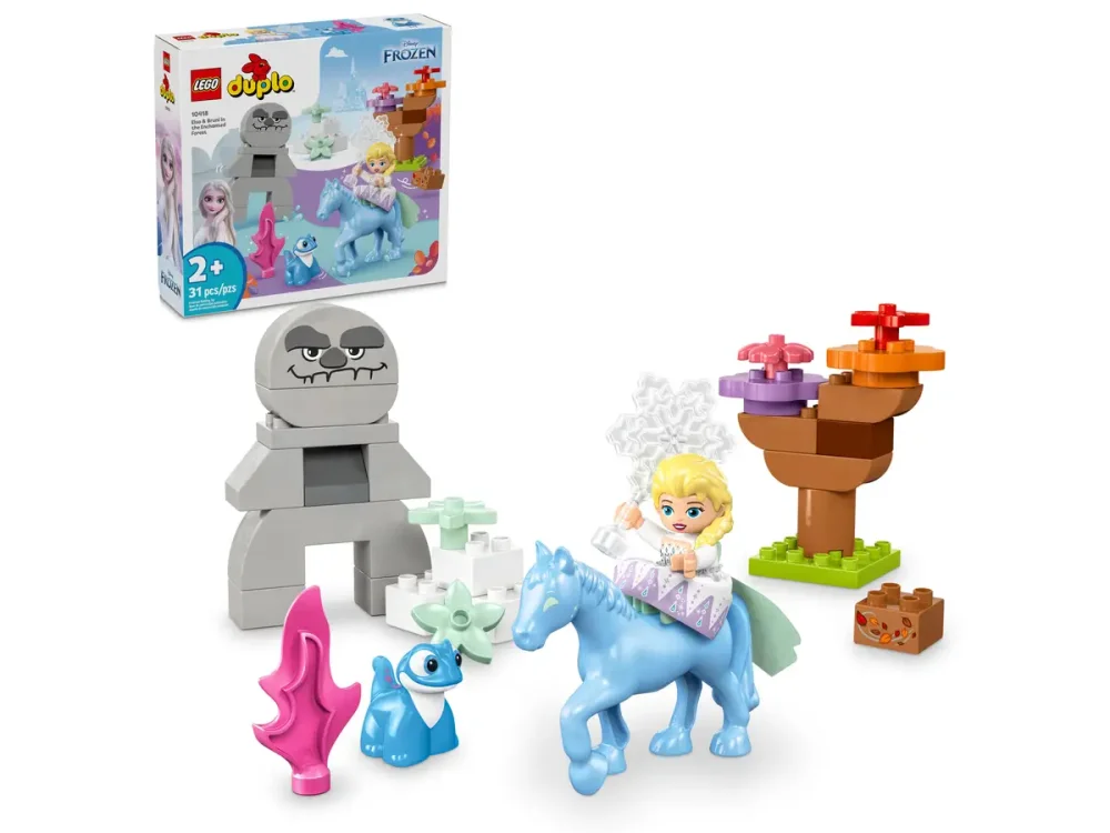 LEGO® DUPLO 10418 Elsa a Bruni v začarovanom lese