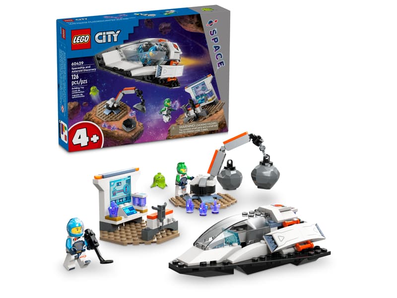 LEGO® City 60429 Vesmírna loď a objav asteroidu